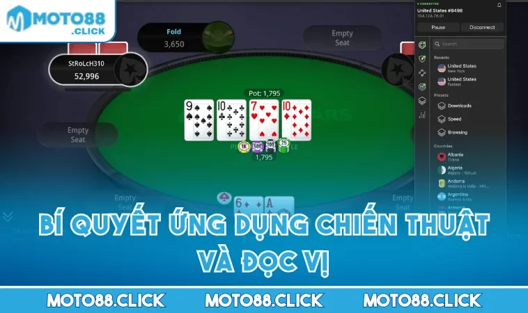 Bí quyết ứng dụng chiến thuật và đọc vị